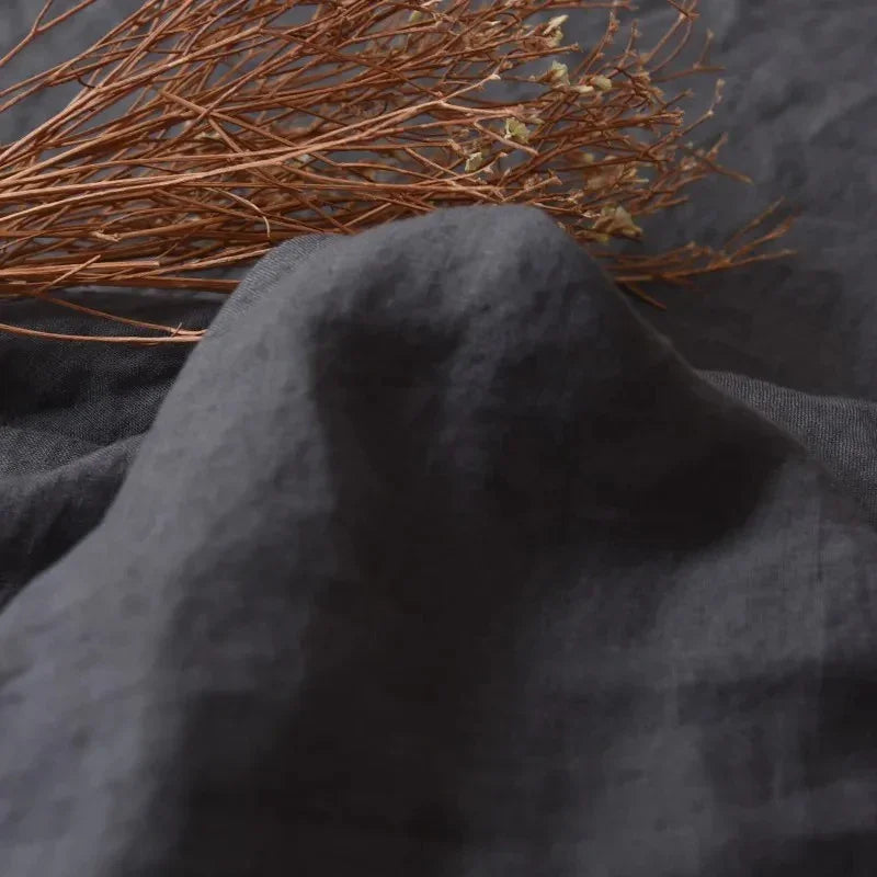 Marcel Collection | Pure Linen Bedding Set with Pompom Trim | Cozy Chic Bedroom Decor 5