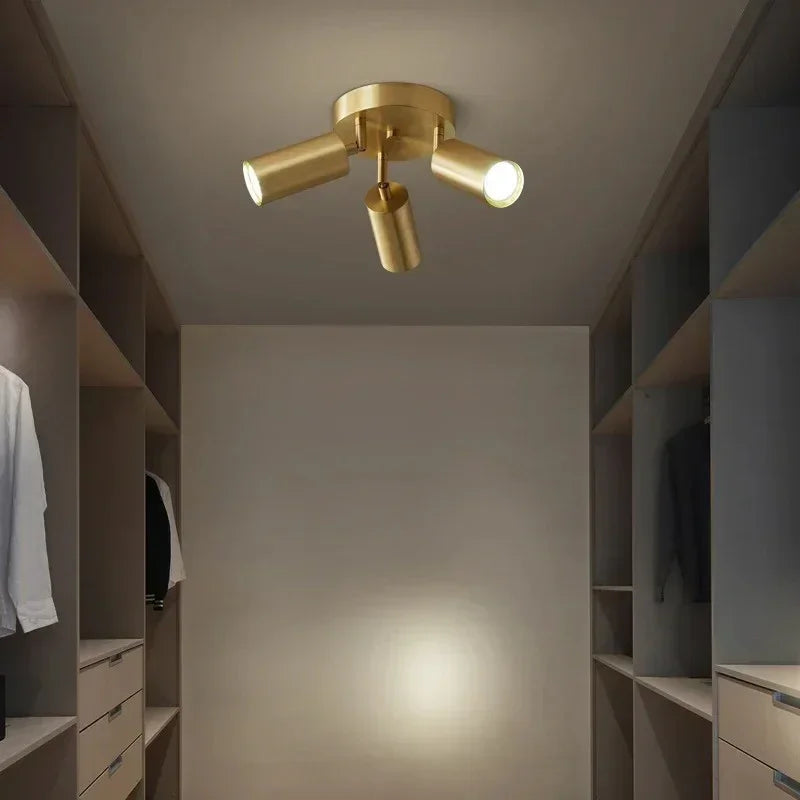 Marigold | Ceiling Spotlight with Brass Finish & Surface-Mounted Design | Elegant Lighting for Home Decor 2