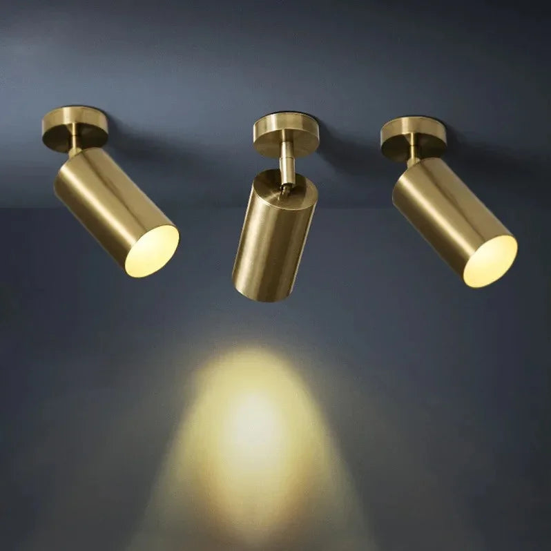 Marigold | Ceiling Spotlight with Brass Finish & Surface-Mounted Design | Elegant Lighting for Home Decor 4
