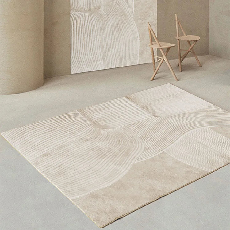 Minimalist Fluffy Rug with Non-Slip Backing | Soft Comfort for Cozy Interiors 1