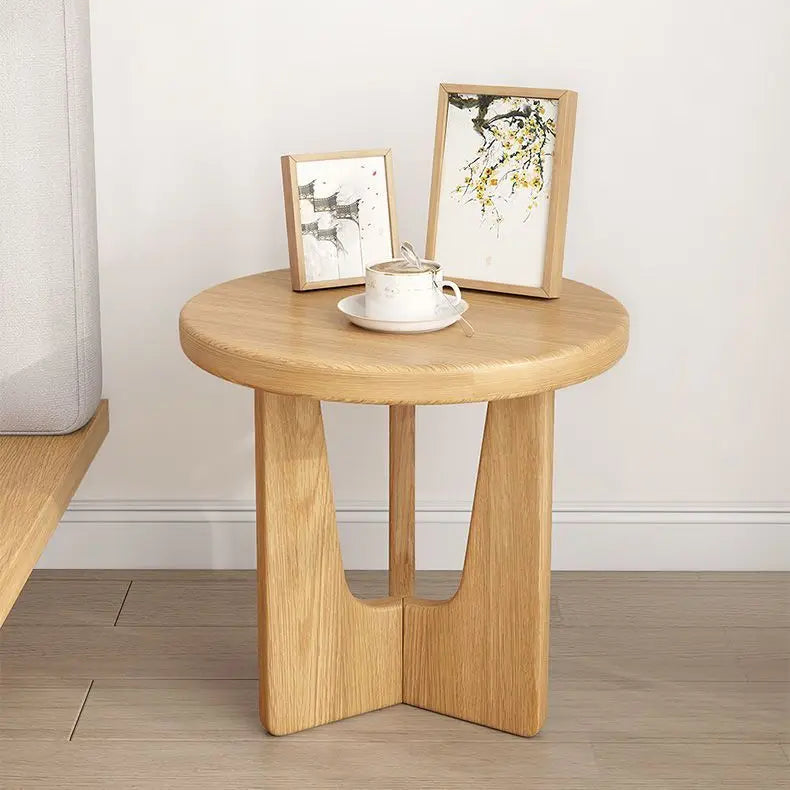 Minimalist Pine Wood Bedside Table with Rounded Top | Stylish Design for Living Rooms and Bedrooms 4