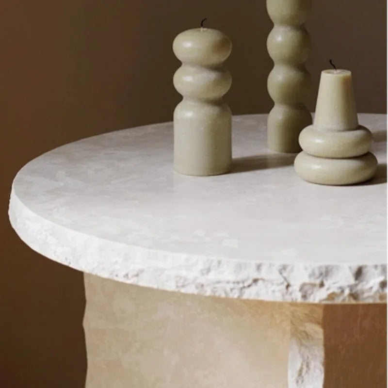 Minimalist Travertine Side Table with Elegant Design | Perfect for Indoor Spaces 6