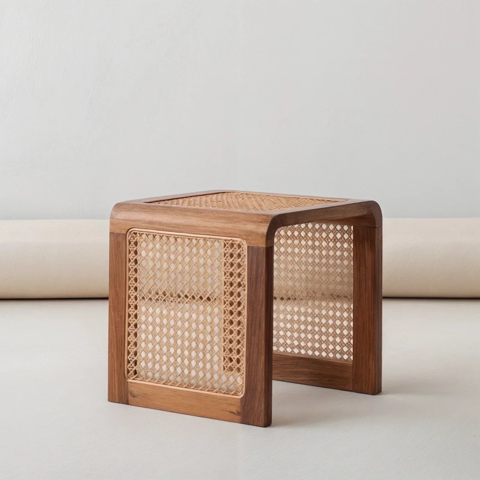 Minimalist | Solid Wood Dining Table with Sculptural Design | Compact Centerpiece for Versatile Interiors 0