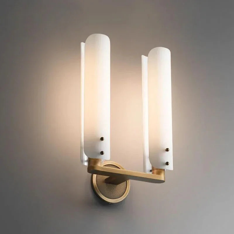 Mitchell Collection | Wall Lamp with Frosted Glass Shades | Elegant Sconce Lighting for Warm Ambiance 4