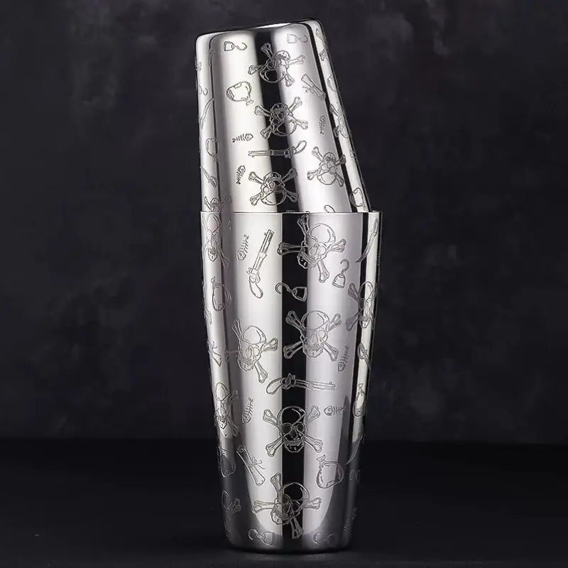 Mixaro | Cocktail Shaker Set with Professional Grip | Durable Stainless Steel for Precision Mixing 7