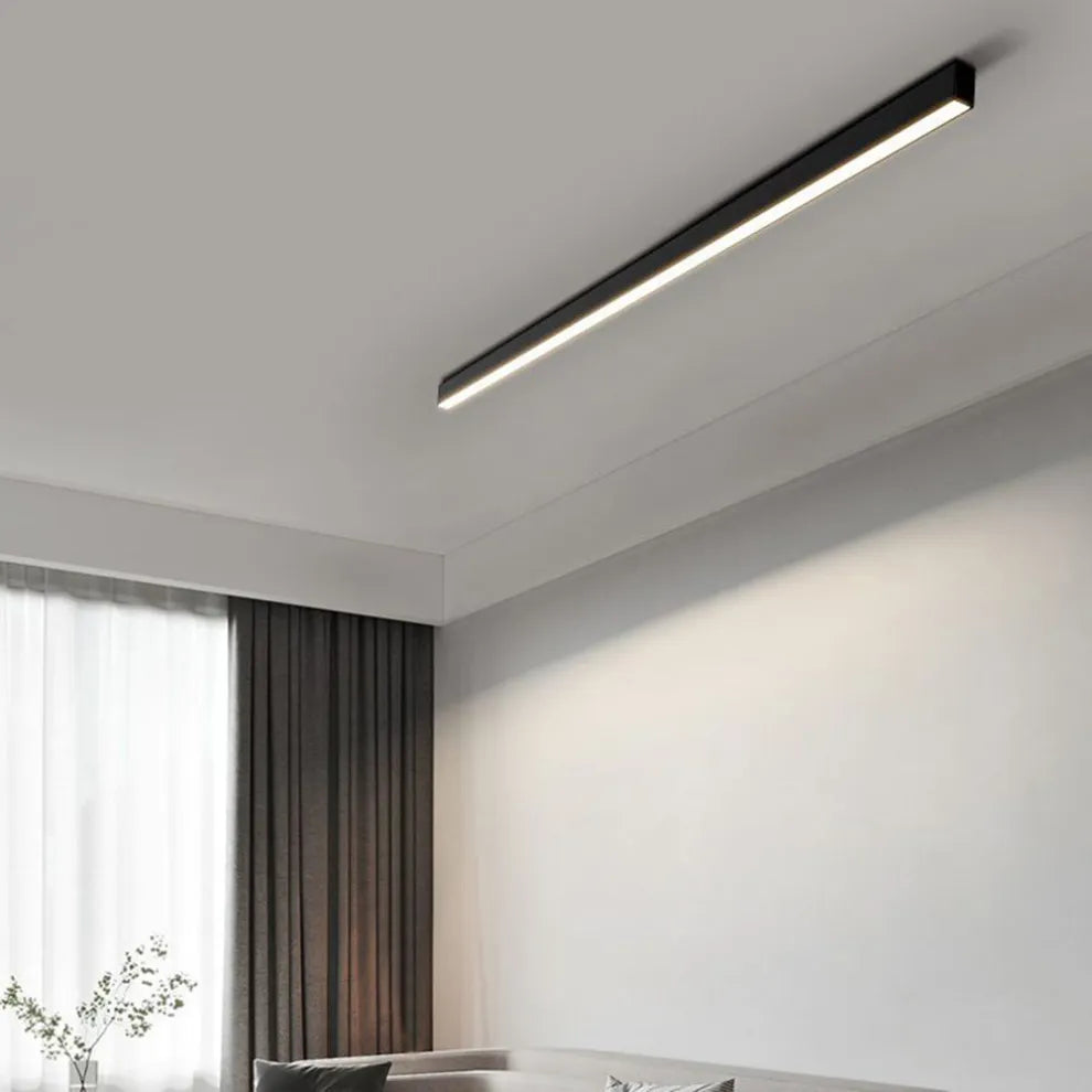 Modern Black Ceiling Light | Flush Mount LED Fixture with Minimalist Design | Ideal for Kitchens and Dining Rooms 3