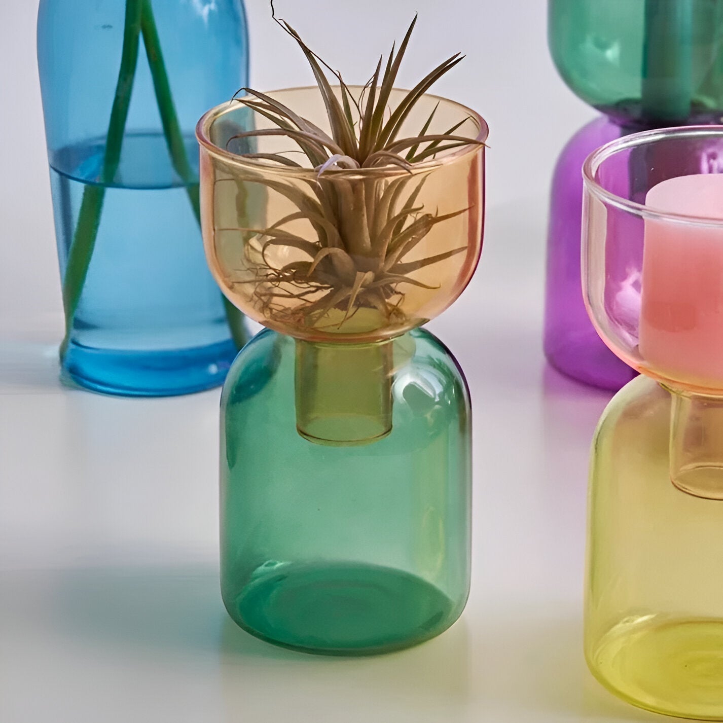 Modern Candle Holder | Elegant Ceramic Design with Multifunctional Use | Versatile Decor for Home Styling 7