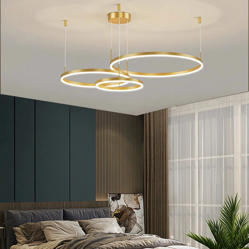 Modern Circle | Pendant Light with Dimmable LED & Sleek Design | Kitchen Pendant Lighting for Elegant Interiors 3