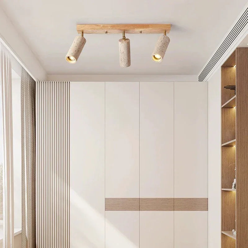 Modern Elegance | Flush Mount Ceiling Light with Adjustable LED Heads | Sophisticated Design for Dining Room Illumination 1