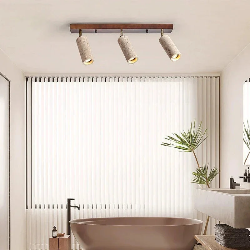 Modern Elegance | Flush Mount Ceiling Light with Adjustable LED Heads | Sophisticated Design for Dining Room Illumination 2