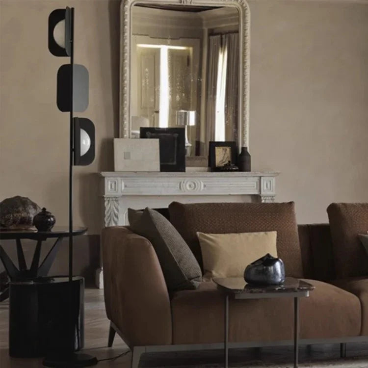 Modern Floor Lamp | Sleek Black Metal Design with Up-and-Down Lighting | Versatile Standing Lamp for Living Room and Retail 3