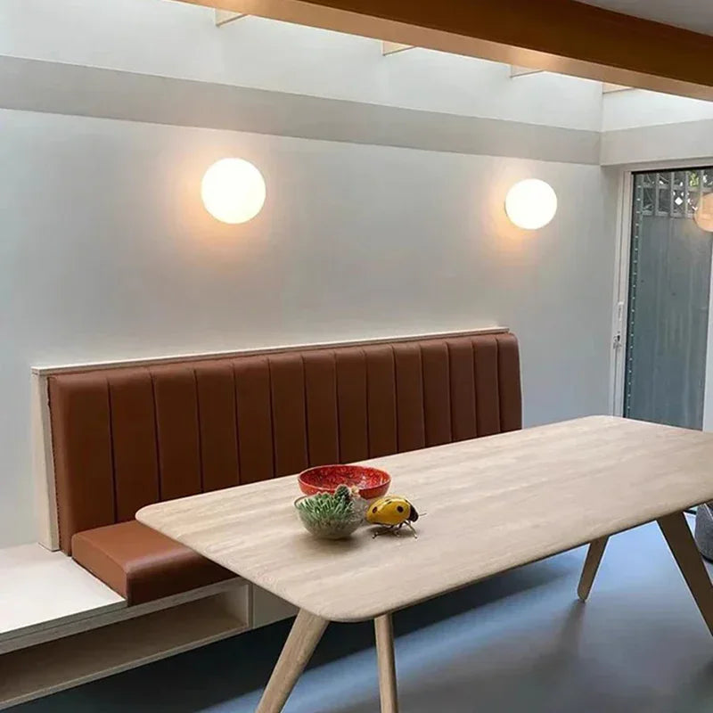 Modern Flush Mount Ceiling Light with White Glass Shade | Elegant Design for Soft Ambient Glow 4