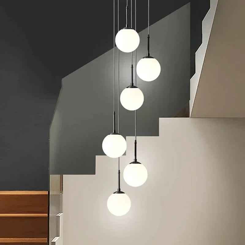 Modern Glass Pendant Lighting | Frosted Shade for Elegant Kitchen Decor 7