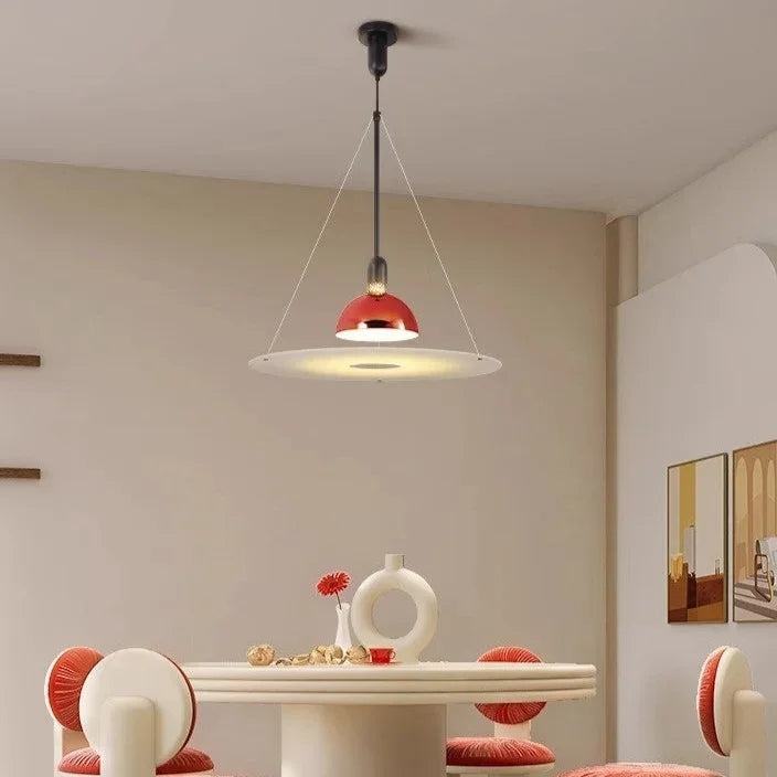 Modern Pendant Lighting | Sleek Disc Design with Acrylic Diffuser | Stylish Hanging Lights for Cozy Interiors 7