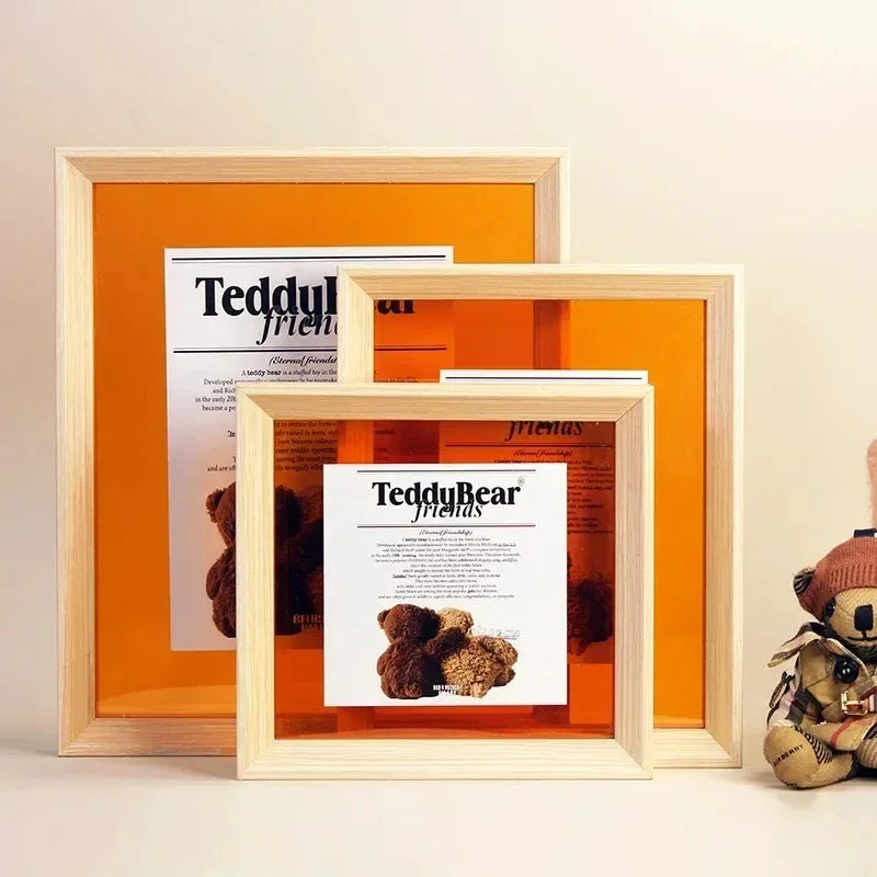 Modern Photo Frame | Vibrant Acrylic Design with Colorful Edges | Stylish Display for Cherished Memories 1