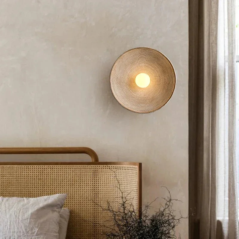 Modern Wall Sconce Lighting with Resin & Frosted Glass Design | Energy-Efficient Wall Lamp for Elegant Home Decor 7