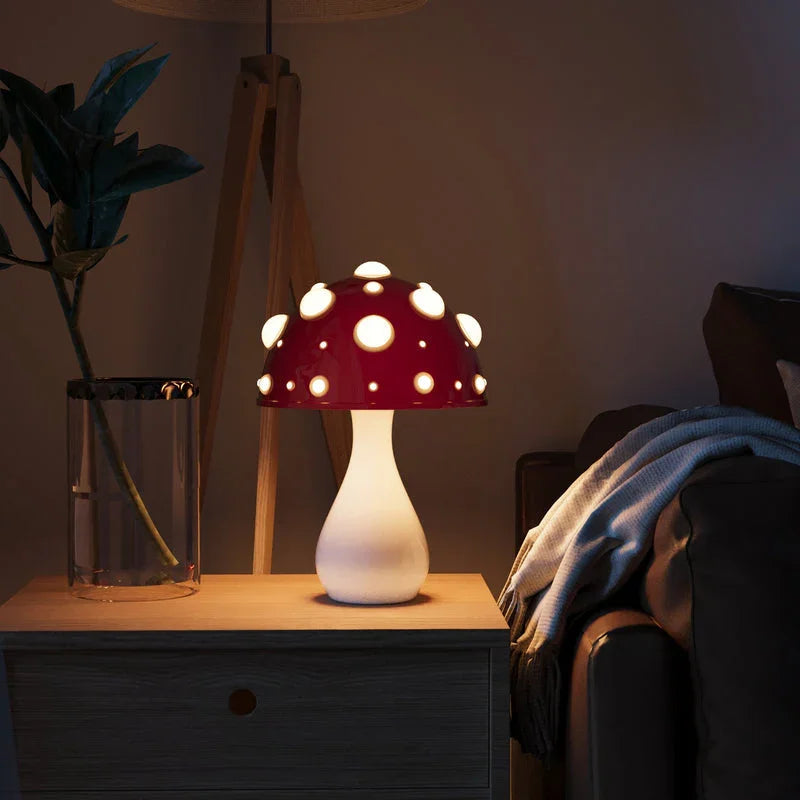 Mushroom Lamp | LED Table Lamp with Warm Glow & Cozy Design for Relaxing Atmosphere 3