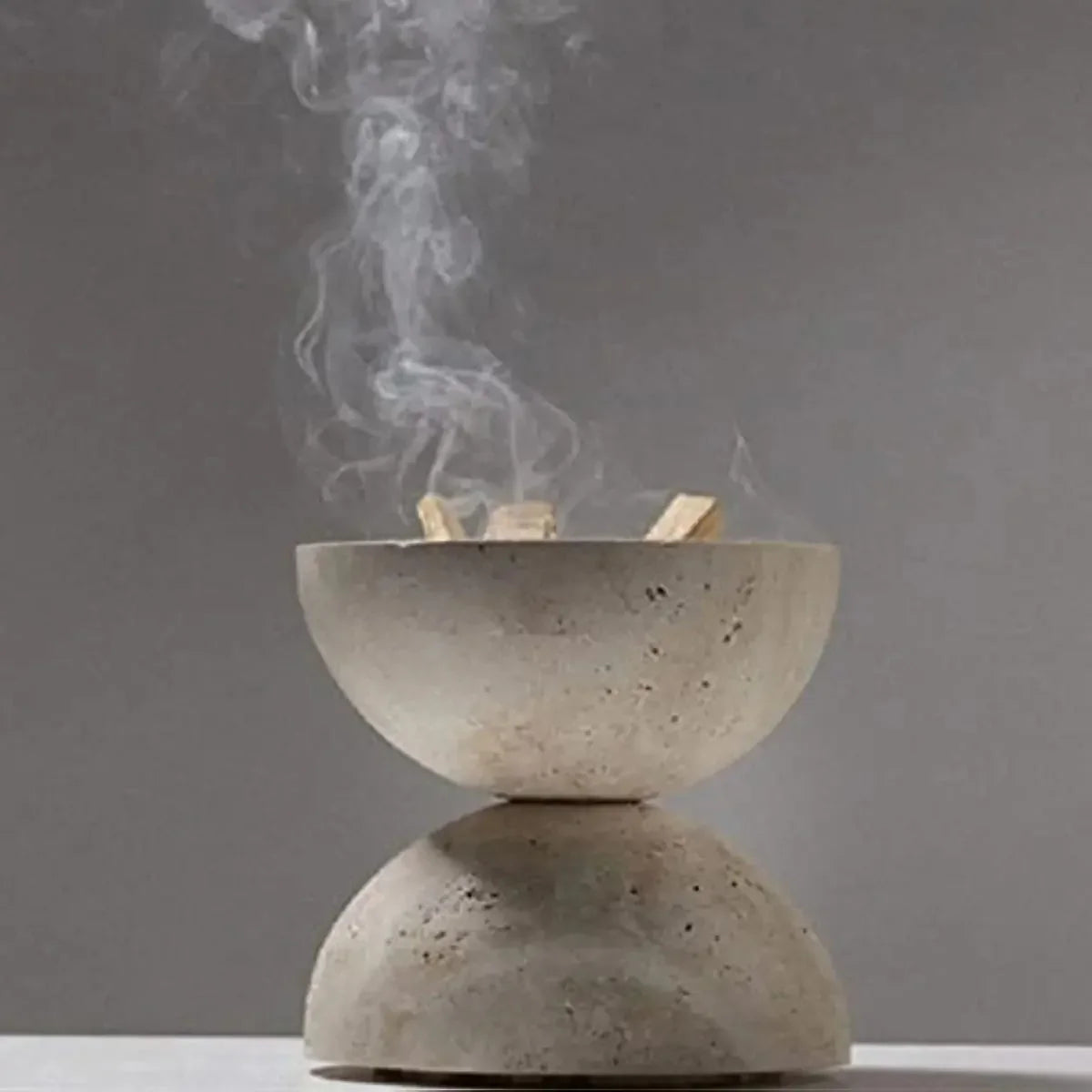 Natural Elegance | Hand-Carved Incense Burner with Unique Holes | Perfect Ash Management for Relaxation and Air Purification 1