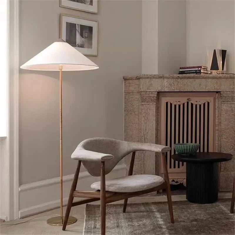 Natural Elegance | Rattan Floor Lamp with Hand-Knitted Shade | Vintage Design for Cozy Ambiance 2