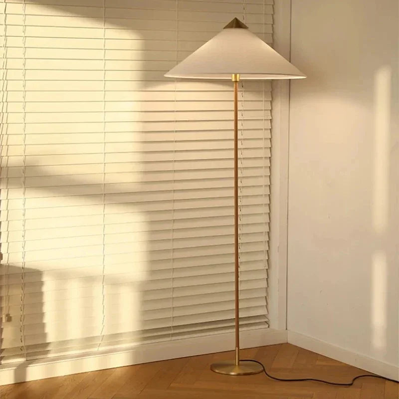 Natural Elegance | Rattan Floor Lamp with Hand-Knitted Shade | Vintage Design for Cozy Ambiance 8