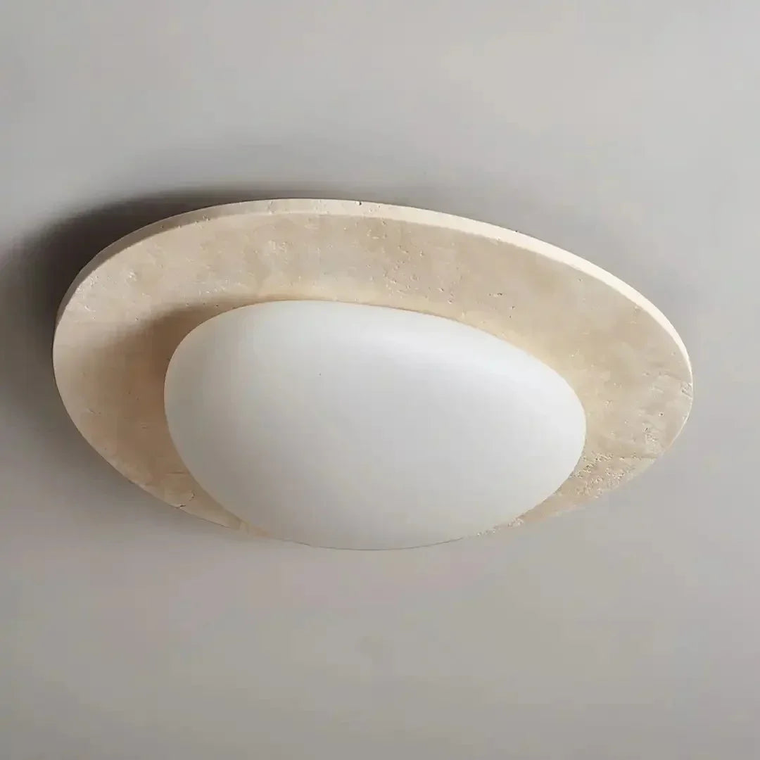 Nordic Charm | LED Ceiling Lamp with Glass Shade | Elegant Lighting for Modern Interiors 0