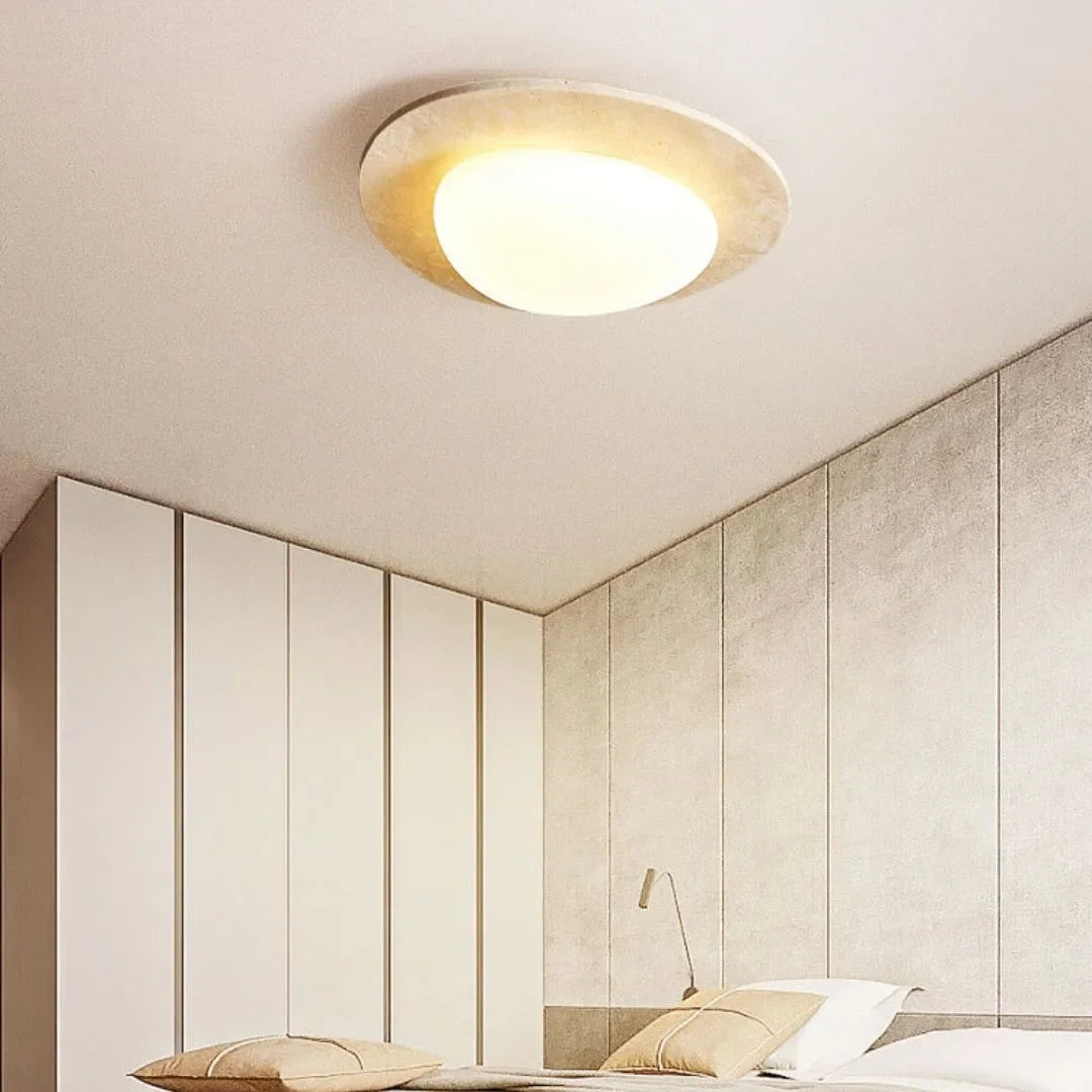 Nordic Charm | LED Ceiling Lamp with Glass Shade | Elegant Lighting for Modern Interiors 5