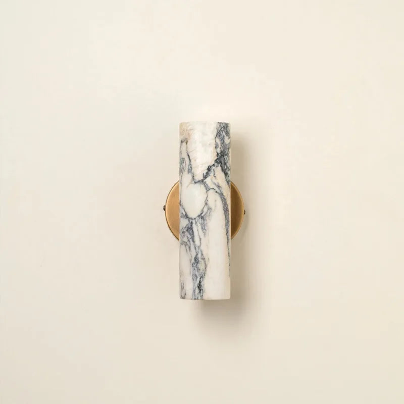 Nordic Elegance | Wall Lamp with Built-in LED & Natural Marble | Modern Wall Sconce Lighting for Cozy Ambiance 4