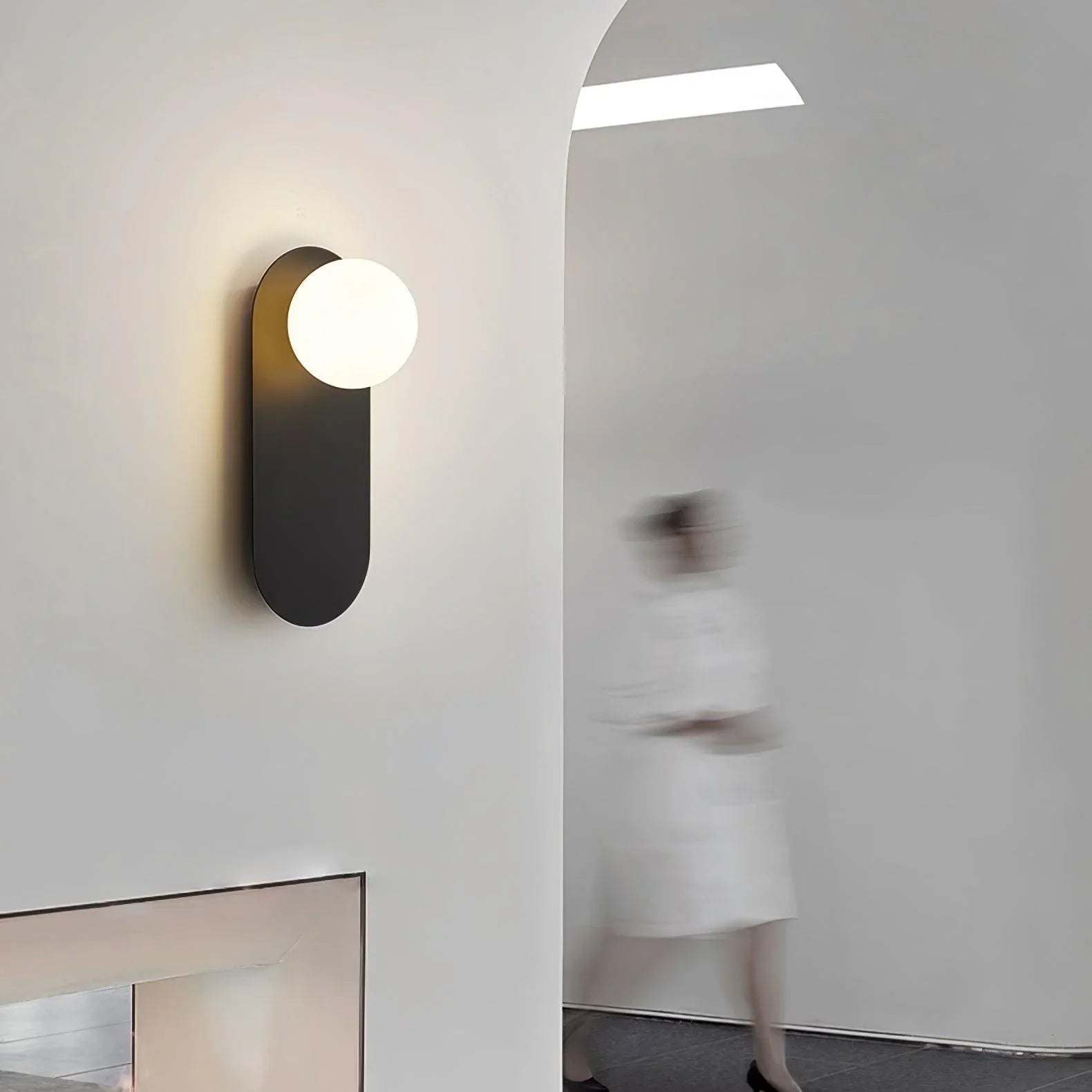 Orion Collection | Globe Wall Sconce Light with Elegant Design | Modern Wall Lamp for Warm Ambiance 9