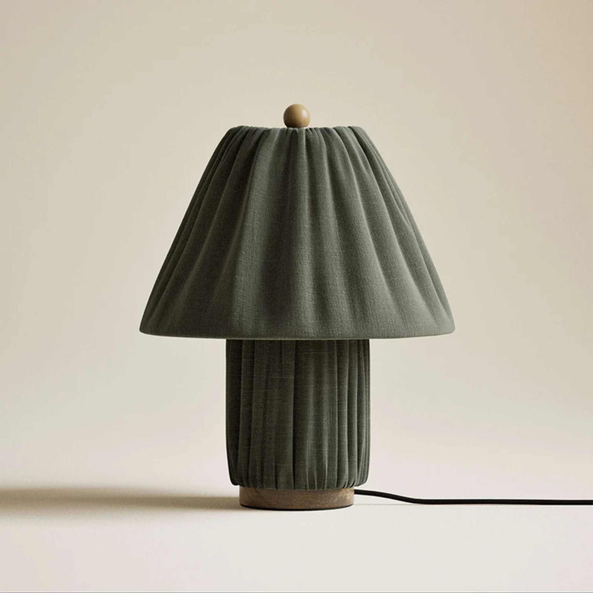 Pleated Fabric Table Lamp with Warm Ambient Lighting | Textured Design for Cozy Spaces 2