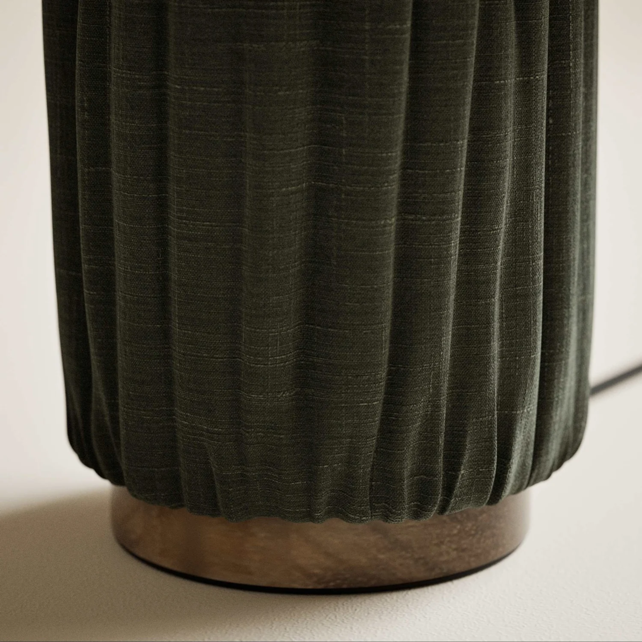 Pleated Fabric Table Lamp with Warm Ambient Lighting | Textured Design for Cozy Spaces 4