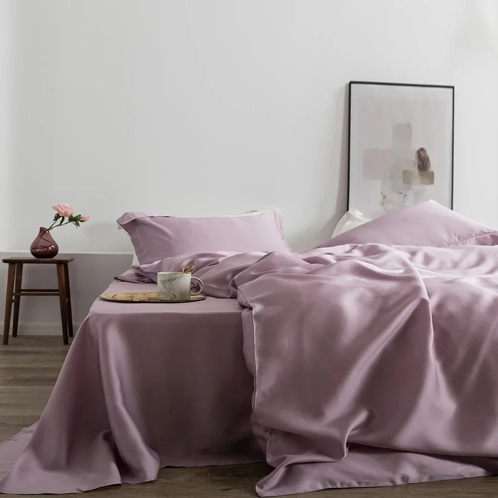 Premium Silk Bedding Set | Luxurious Duvet Covers with Anti-Aging Properties | Breathable Comfort for Year-Round Use 6
