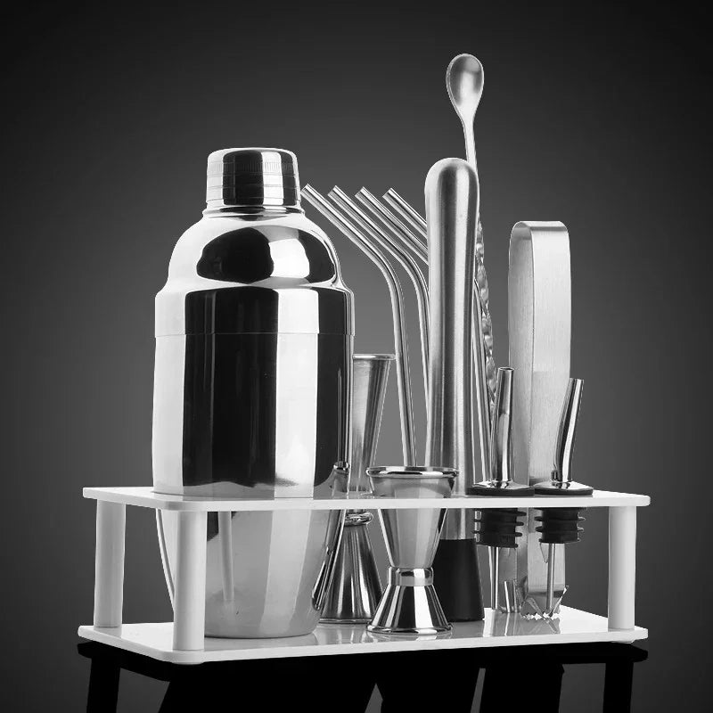 Premium Stainless Steel Cocktail Shaker Set with Boston Design | Durable Barware for Effortless Mixing 3