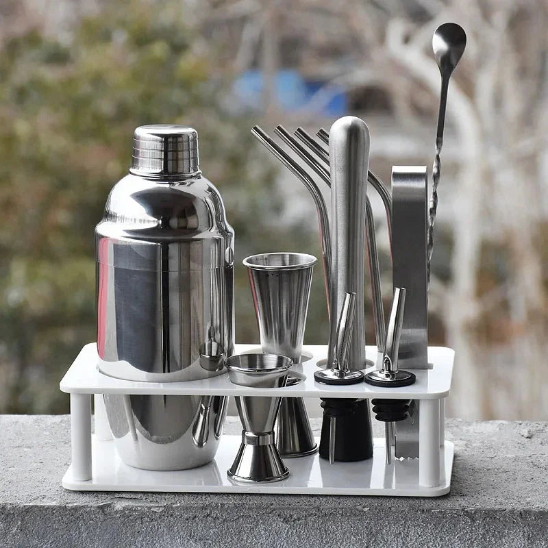 Premium Stainless Steel Cocktail Shaker Set with Boston Design | Durable Barware for Effortless Mixing 4