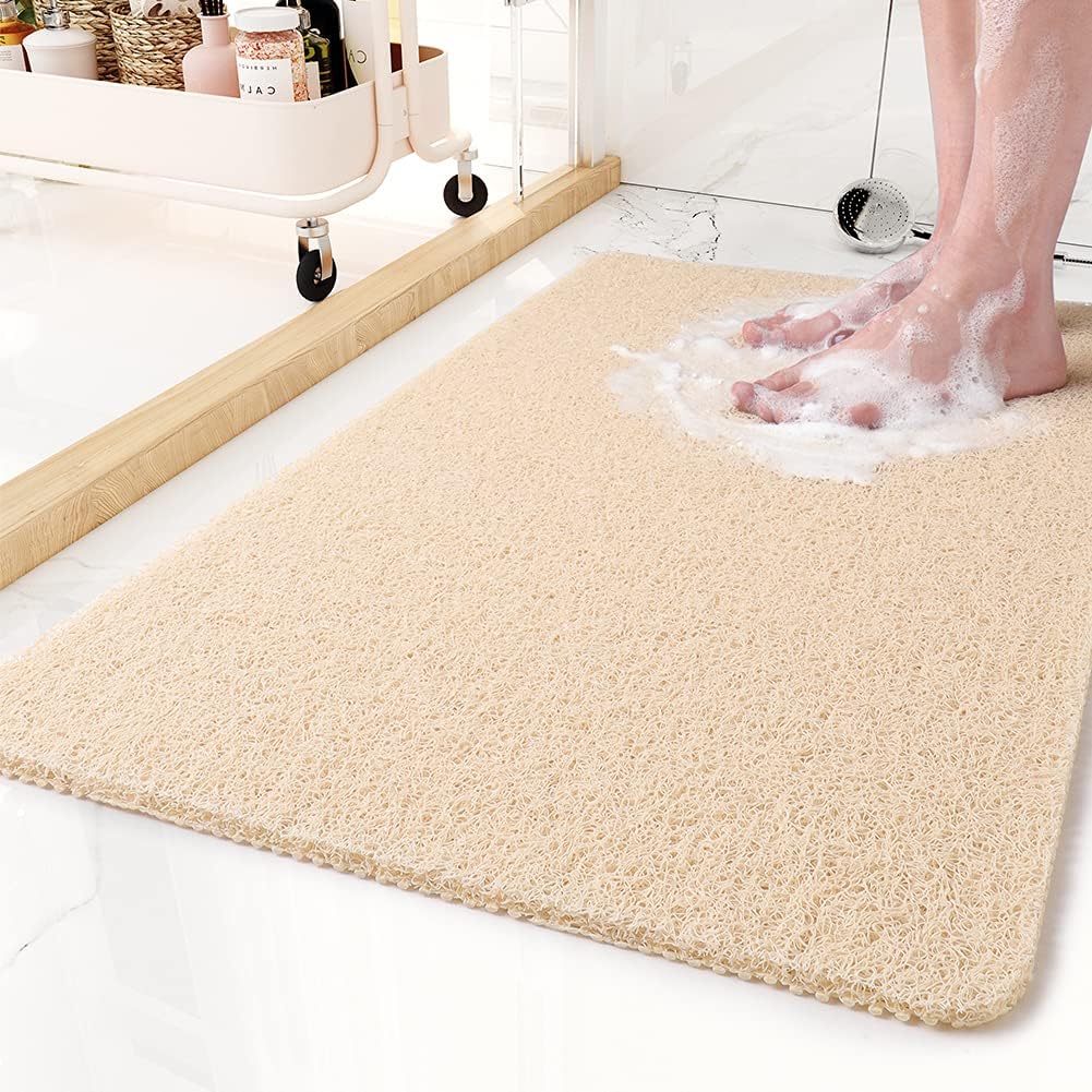 Quick Drying Non Slip Bath Mat with Strong Suction Cups | Anti-Slip Bathroom Accessory for Enhanced Safety 4