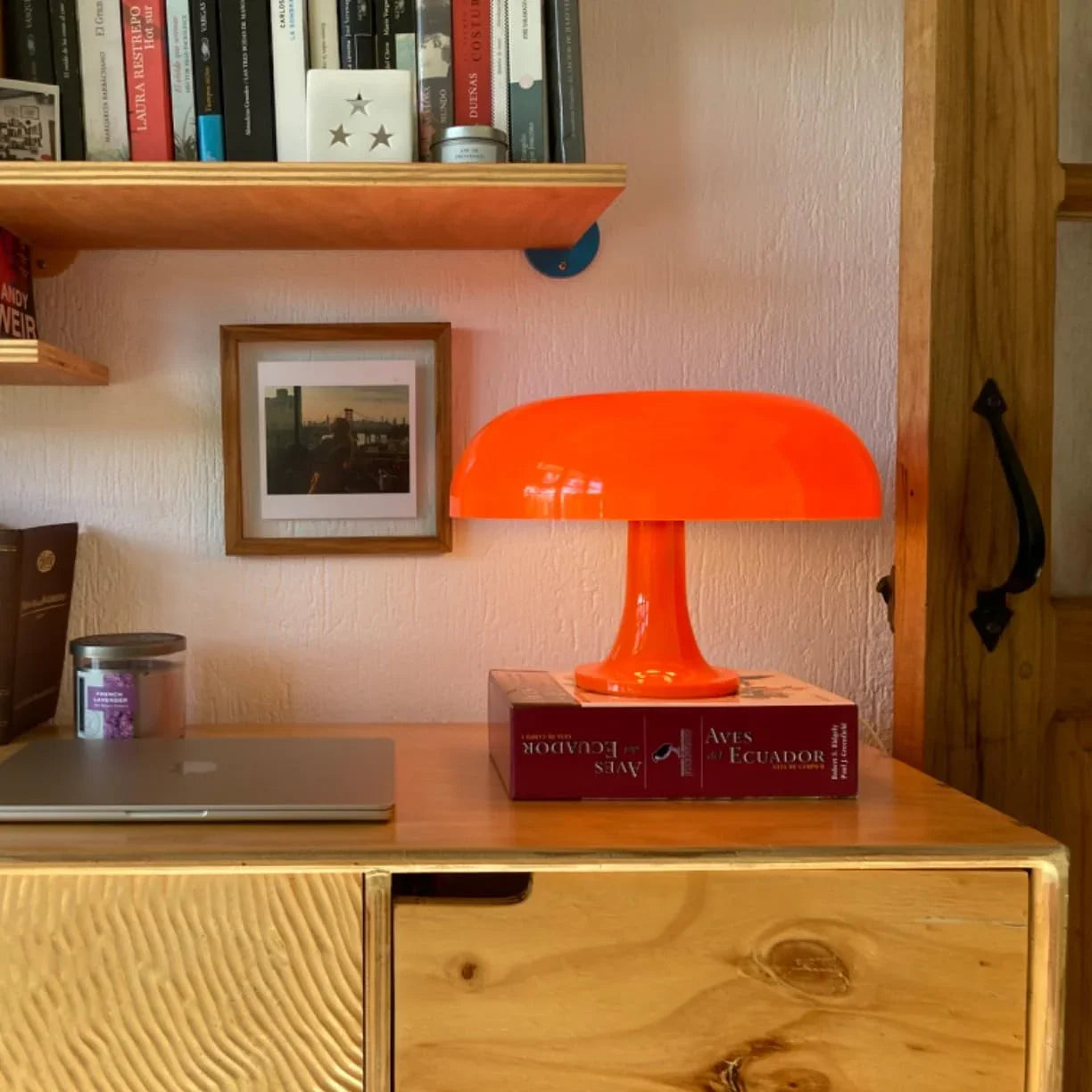 Retro Table Lamp | Charming Mushroom Design with Warm Glow | Cozy Lighting for Bedside or Desk 2