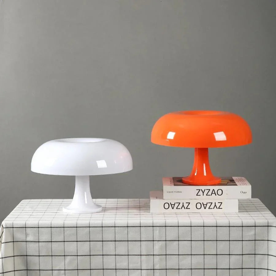 Retro Table Lamp | Charming Mushroom Design with Warm Glow | Cozy Lighting for Bedside or Desk 3