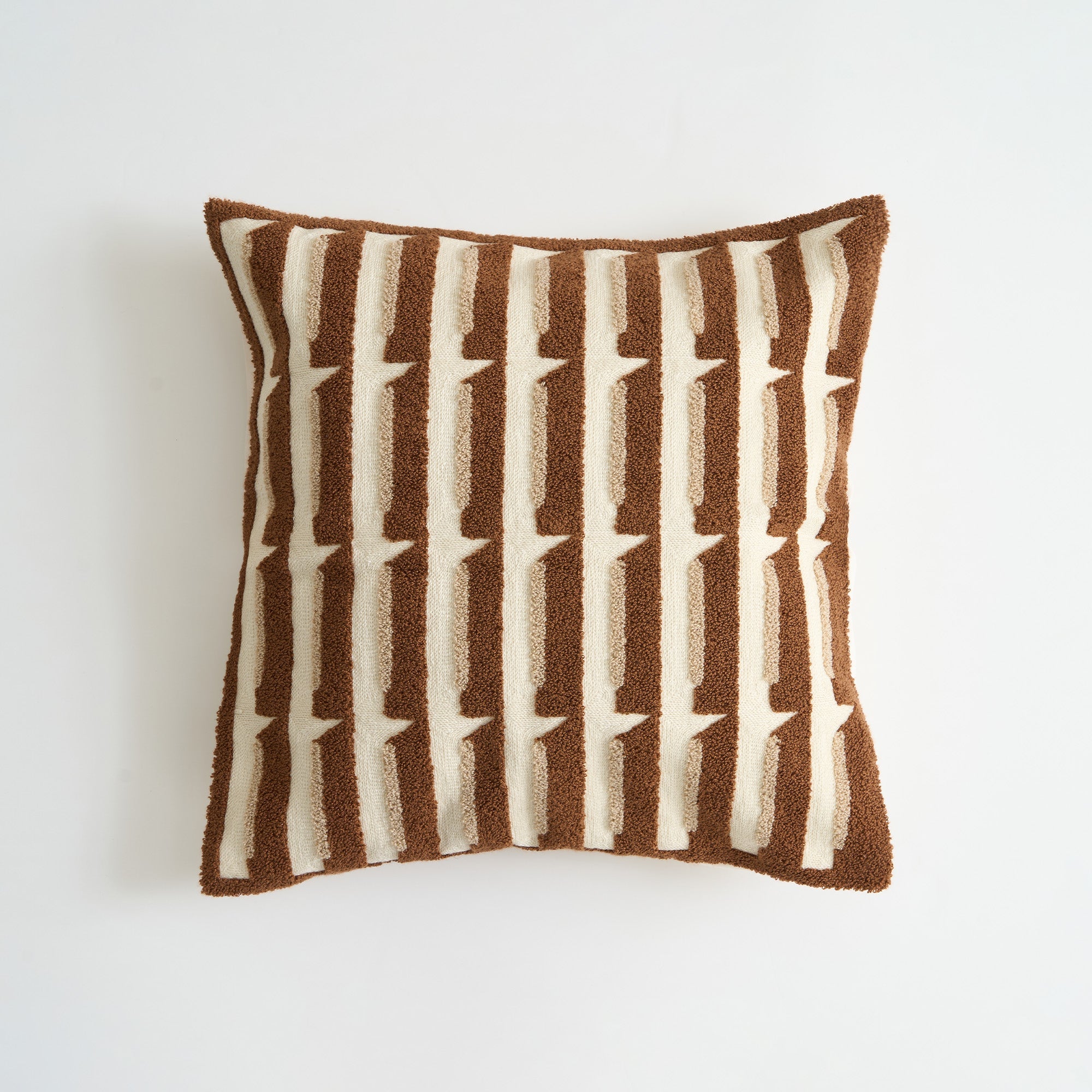 Rhythm Collection | Stripe Cushion Cover with Hidden Zipper | Soft & Durable Design for Cozy Comfort 0