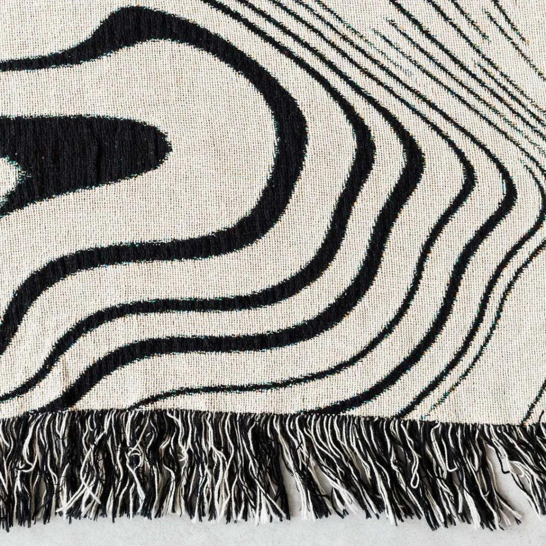 Rustic Elegance | Cotton Throw Blanket with Bold Striped Pattern | Cozy Home Decor for All Seasons 2