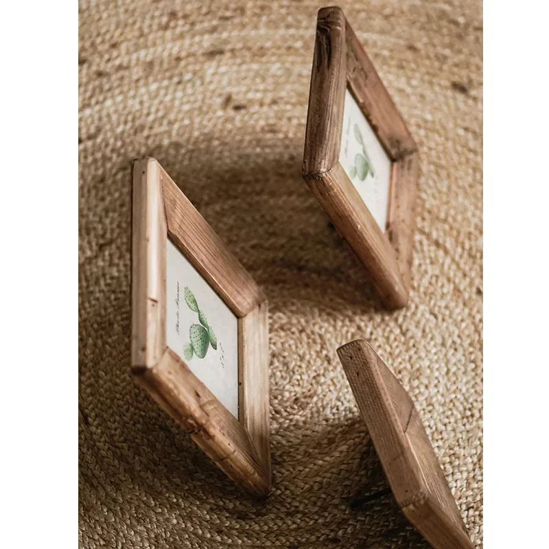 Rustic Wood Photo Frame Collection | Handmade Solid Pine Frame for Unique Décor 4