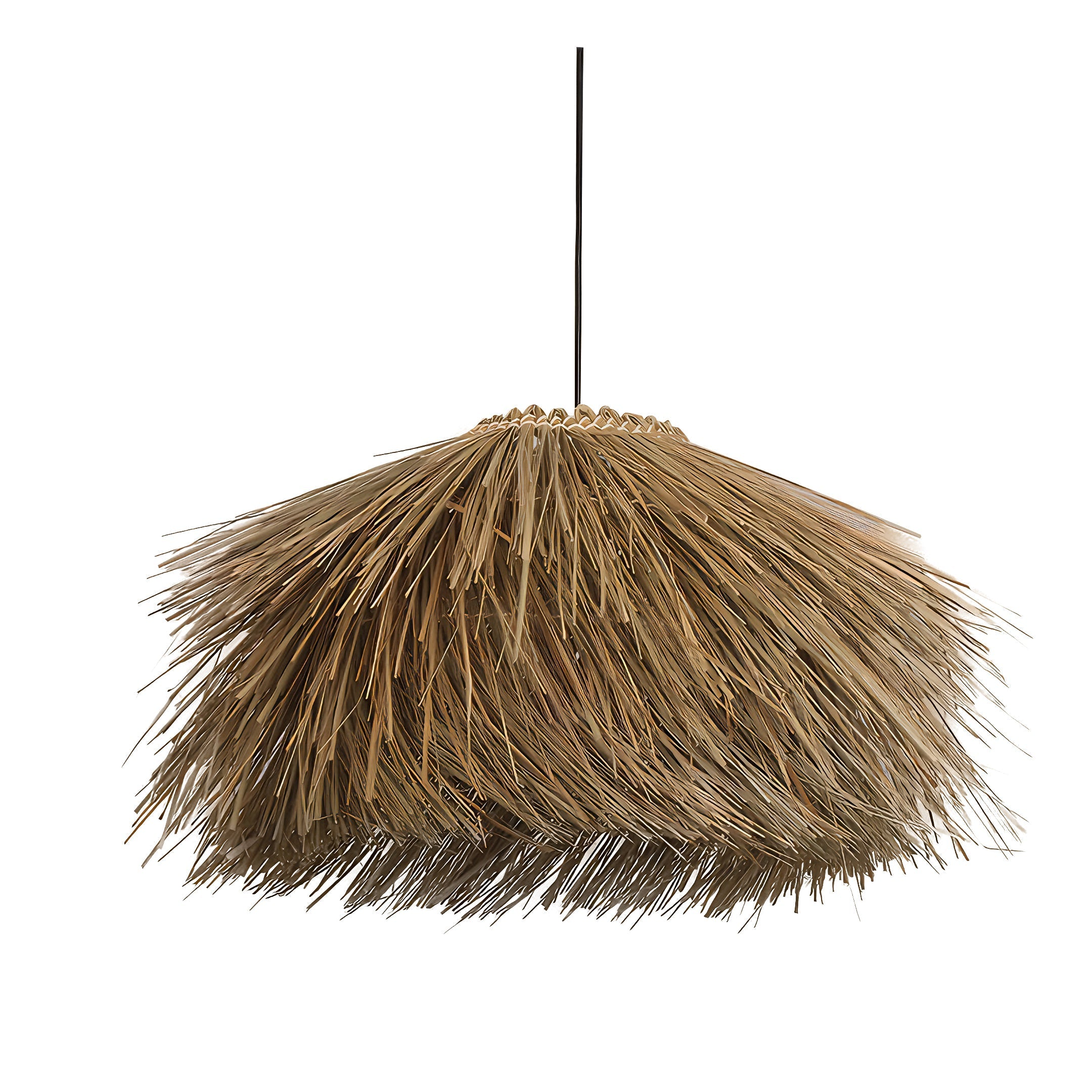 Santanyi | Rattan Pendant Lamp with Handwoven Wicker Shade | Organic Design for Warm Kitchen Lighting 1