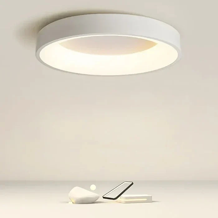 Scandinavian Round LED Ceiling Lamp with Energy Efficiency | Minimalist Design for Modern Interiors 1