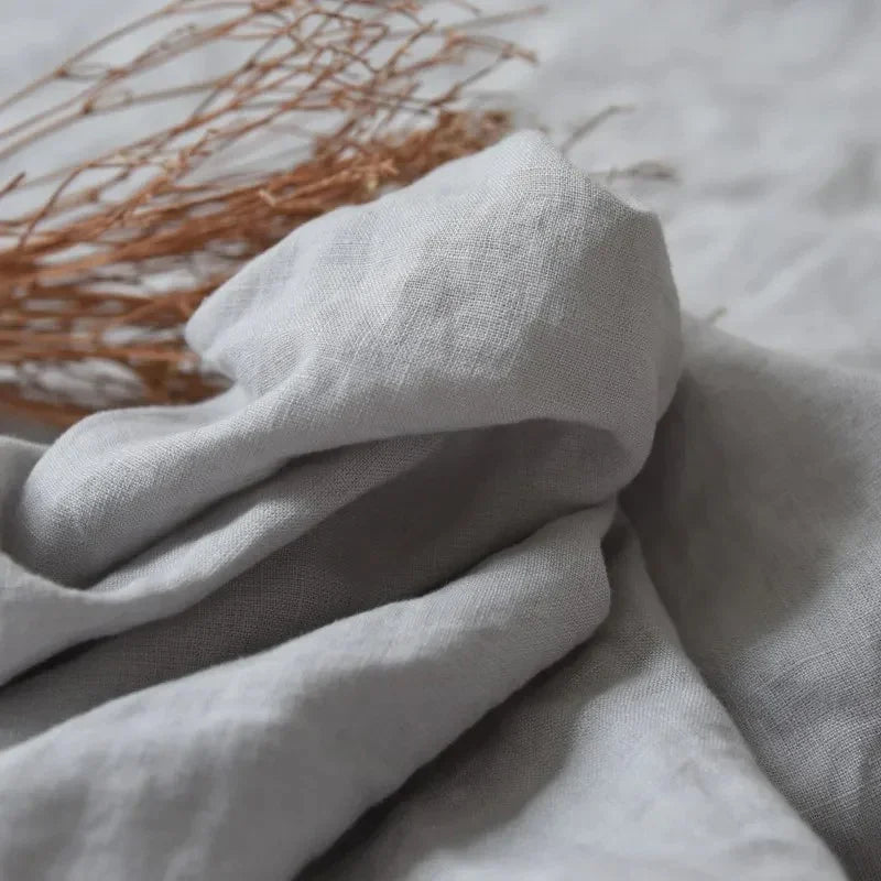 Sebastien Collection | Pure Linen Bedding Set with Matching Pillowcases | Cozy Chic Atmosphere for Stylish Bedrooms 5