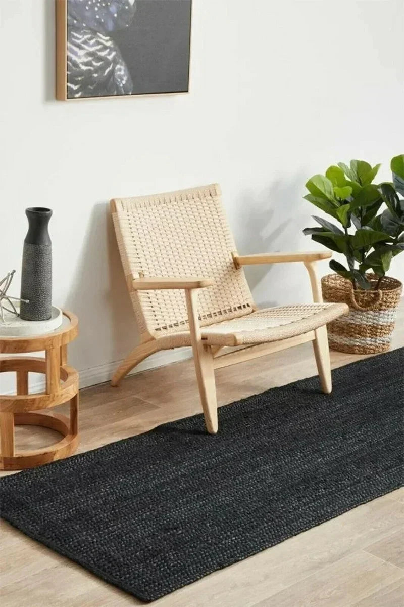 Sherah Collection | Handwoven Jute Rug with Eco-Friendly Design | Versatile Natural Rug for Modern and Bohemian Interiors 4