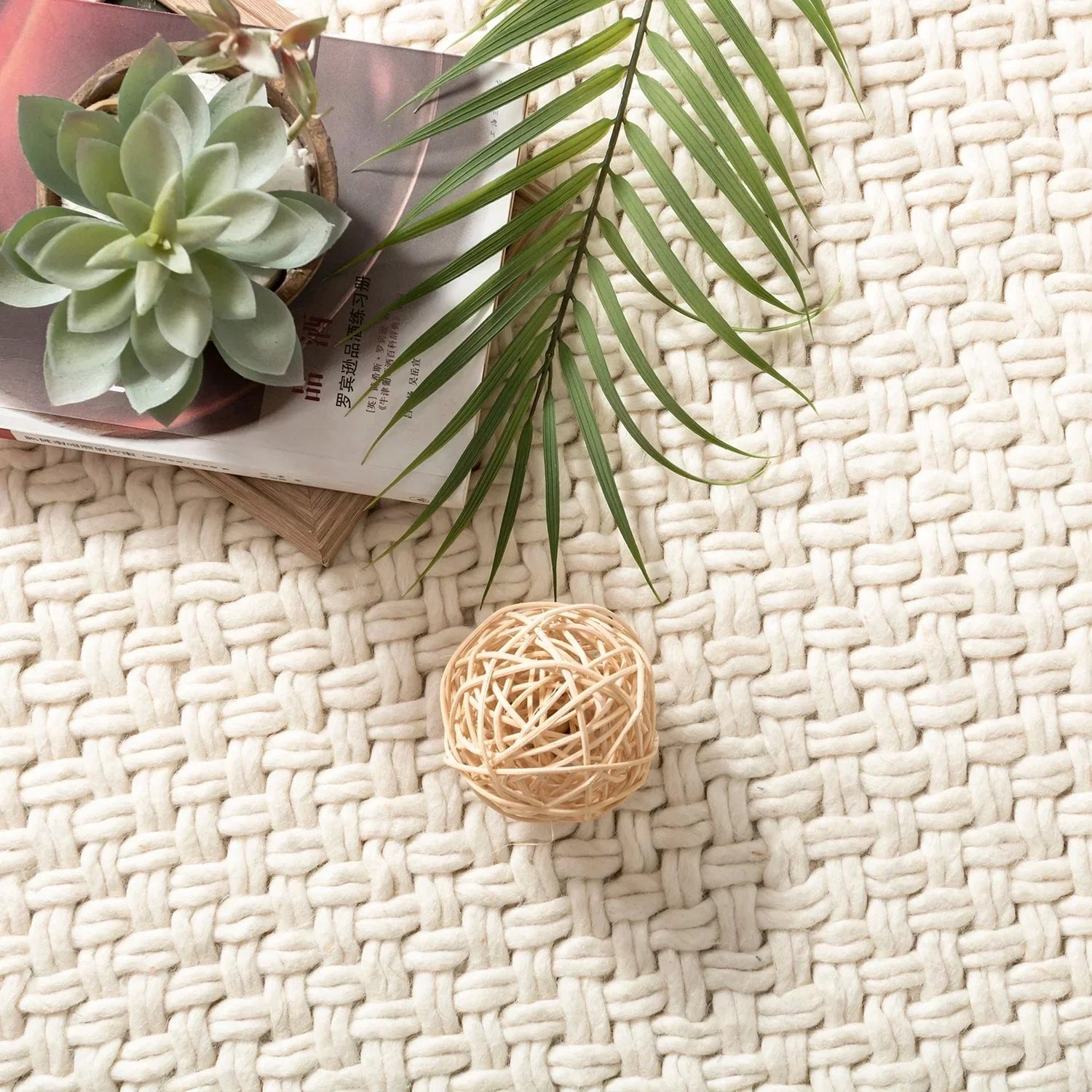 Shiloh Collection | Luxurious Wool Area Rug with Anti-Slip Backing | Soft Durable Carpet for Living Room Decor 4