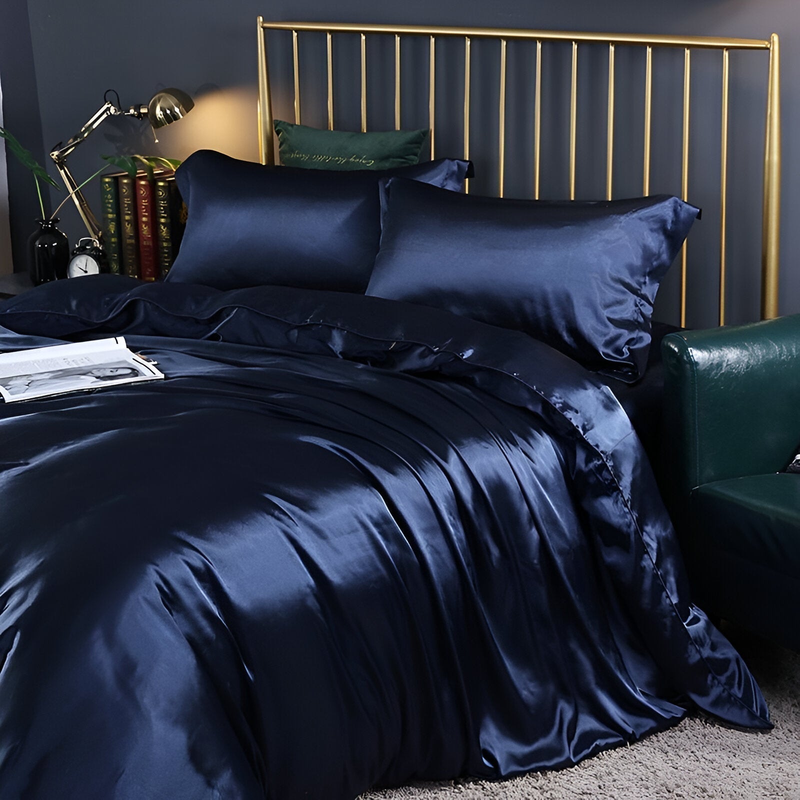 Silk Duvet Cover Set with Cooling Comfort | Breathable Luxury for All Seasons 1