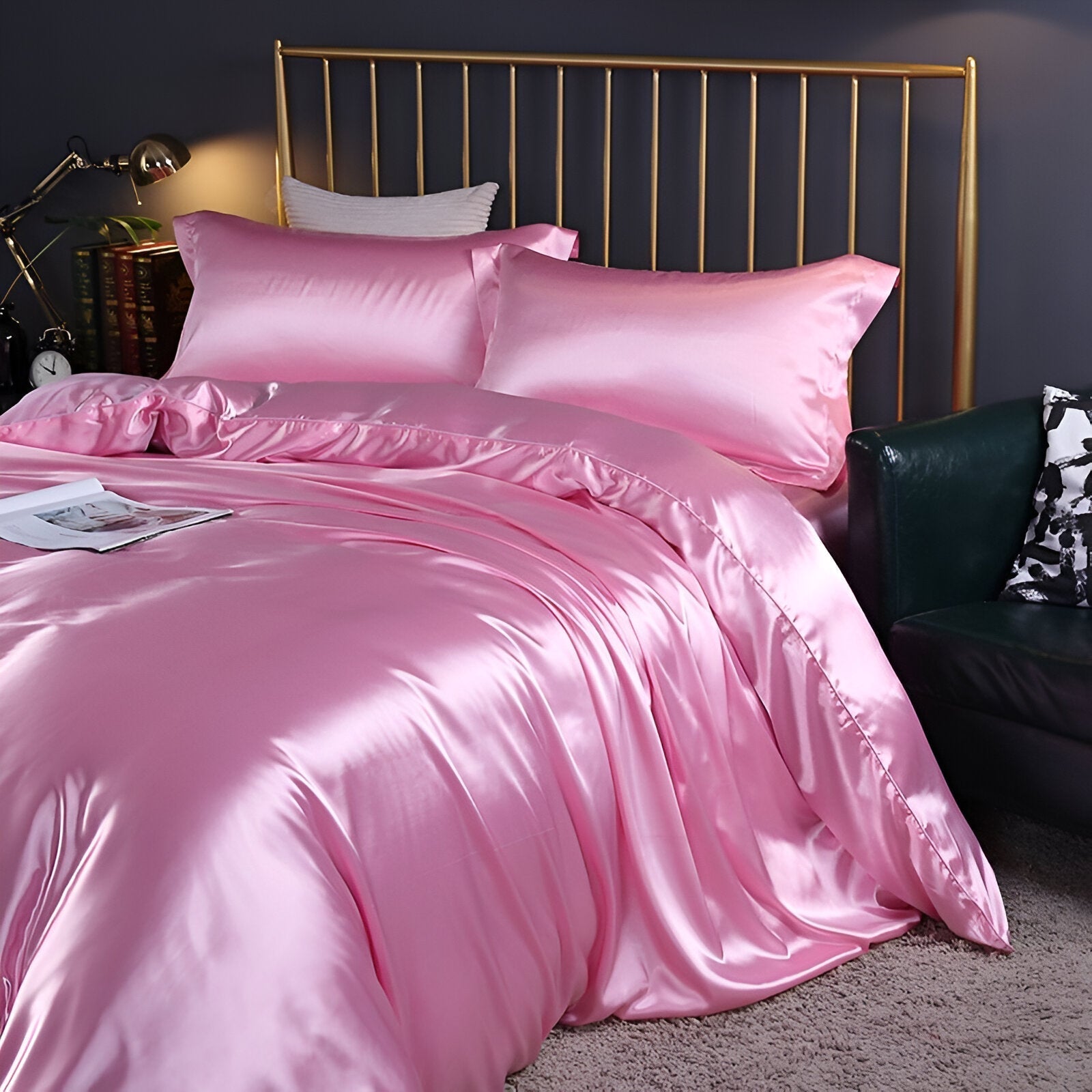 Silk Duvet Cover Set with Cooling Comfort | Breathable Luxury for All Seasons 12