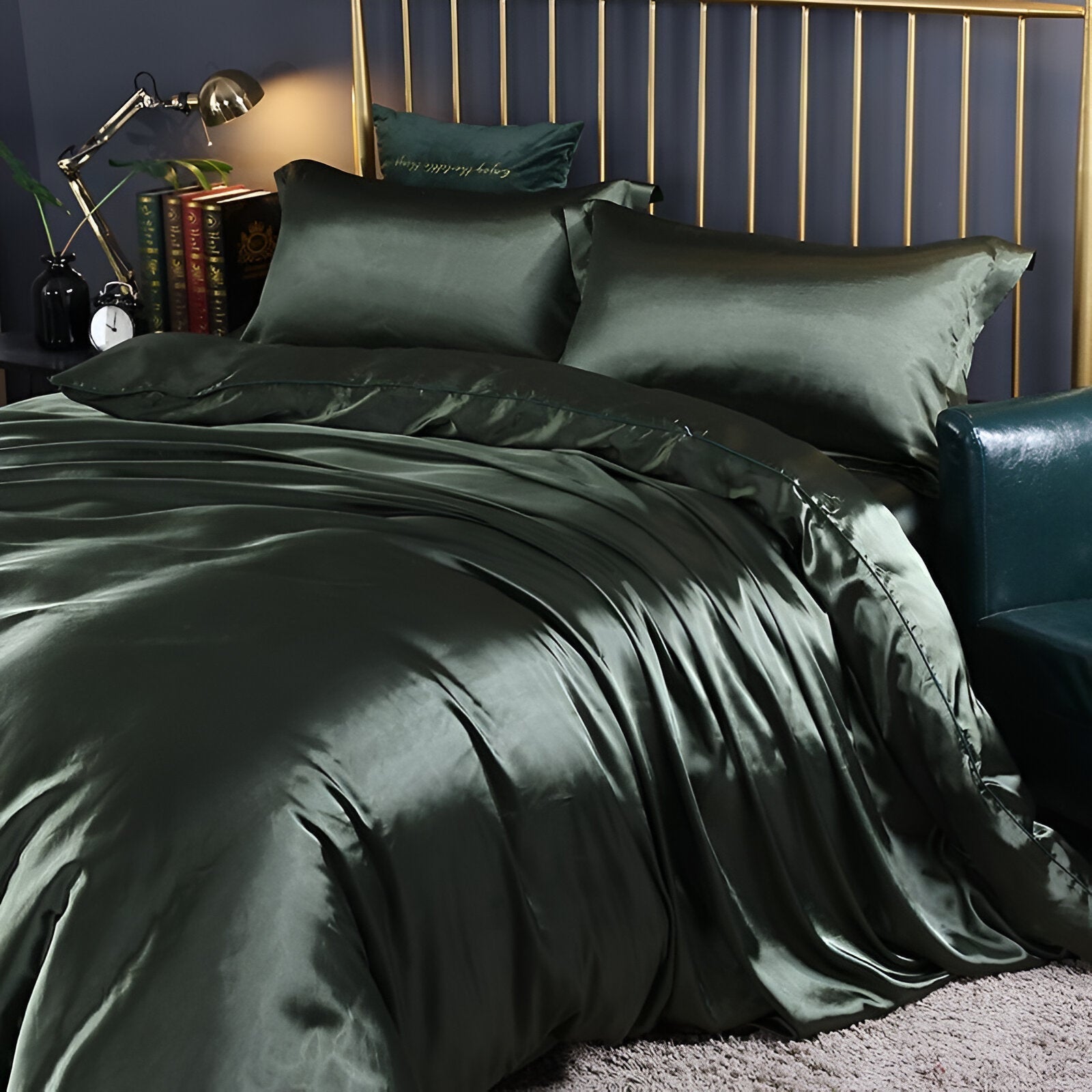 Silk Duvet Cover Set with Cooling Comfort | Breathable Luxury for All Seasons 13