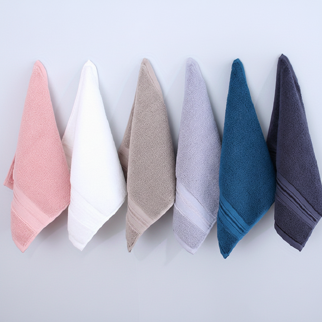 Soft Terry Towels Set | High Absorbency & Elegant Striped Design for Luxurious Comfort 2