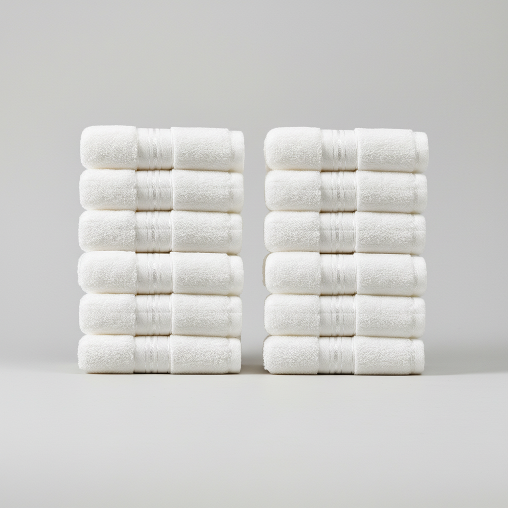 Soft Terry Towels Set | High Absorbency & Elegant Striped Design for Luxurious Comfort 4