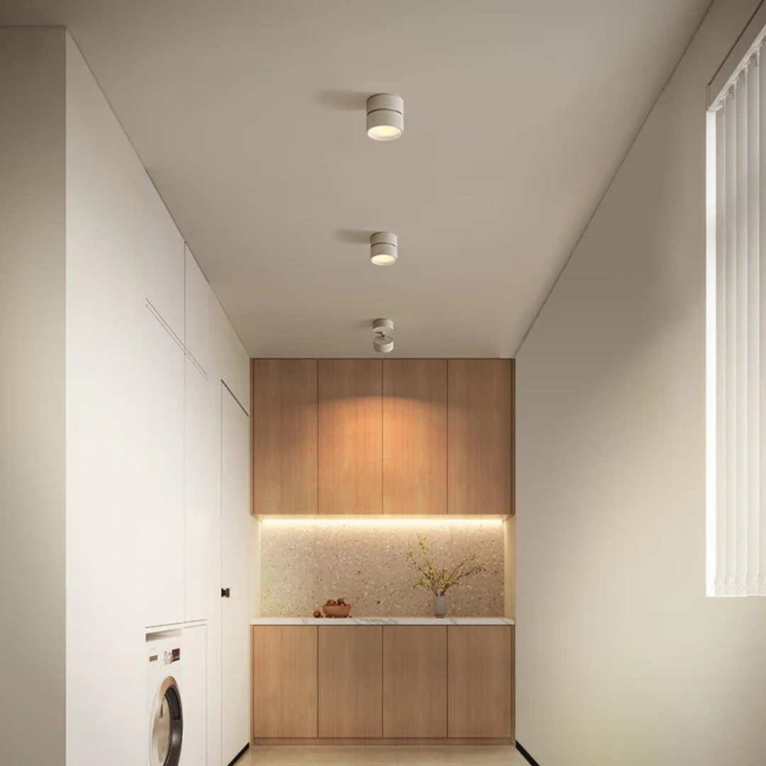 Somos Collection | LED Ceiling Lamp with Adjustable Rotating Head | Modern Design for Versatile Lighting 3